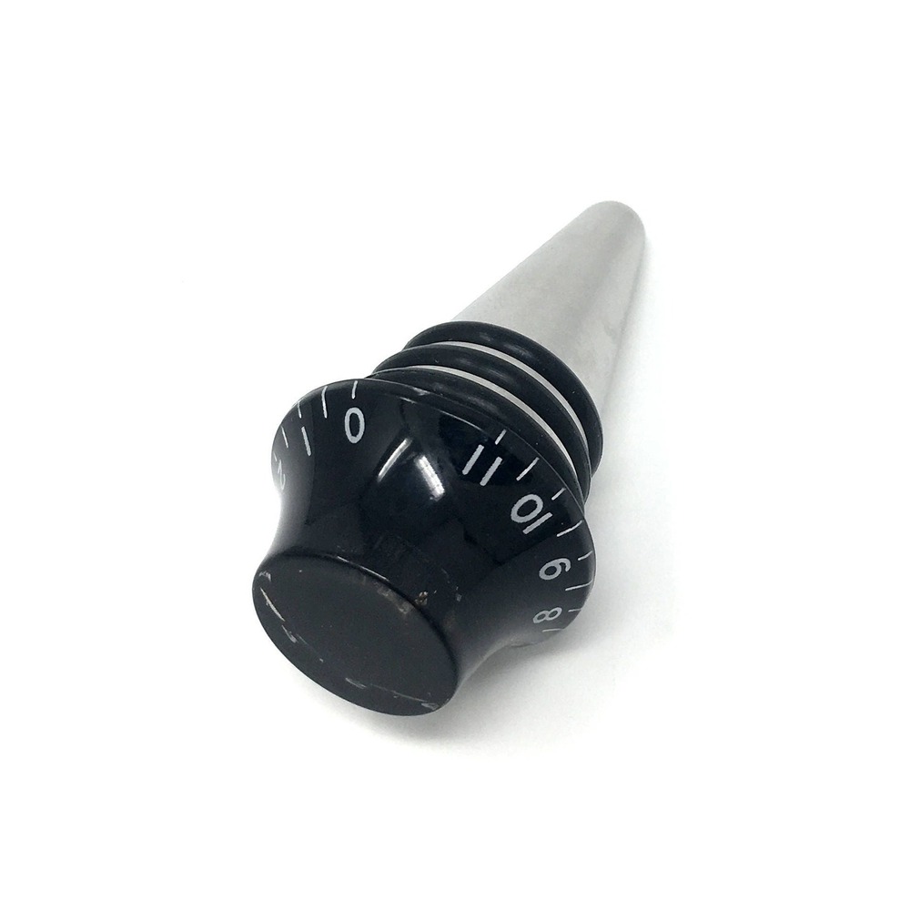 Guitar Volume Knob (Goes to 11) Wine Bottle Stopper with Stainless Steel Base